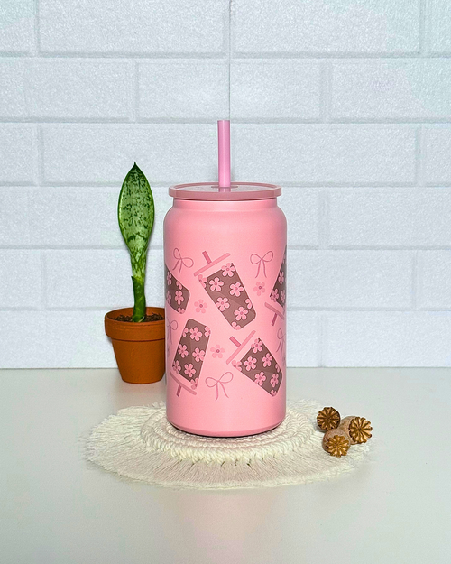 Edelstahl-Trinkbecher "Coffee to go" mit Henkel 500ml