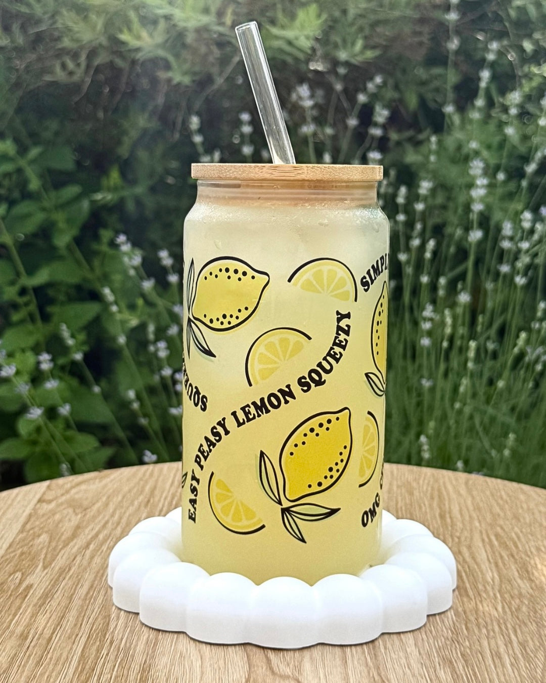 Klares Trinkglas "Zitronenduft" 550 ml
