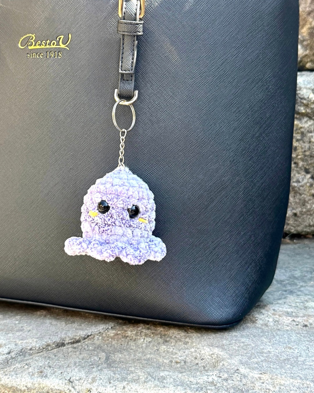 Gehäkelter Schlüsselanhänger: "Oktopus" 🐙