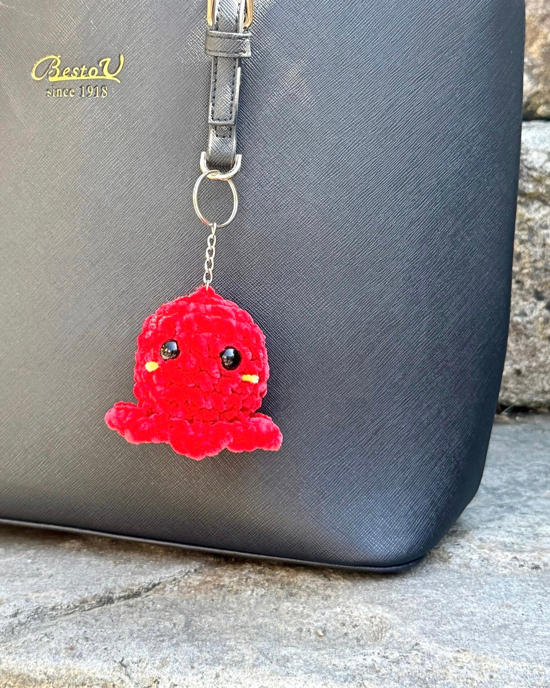 Gehäkelter Schlüsselanhänger: "Oktopus" 🐙