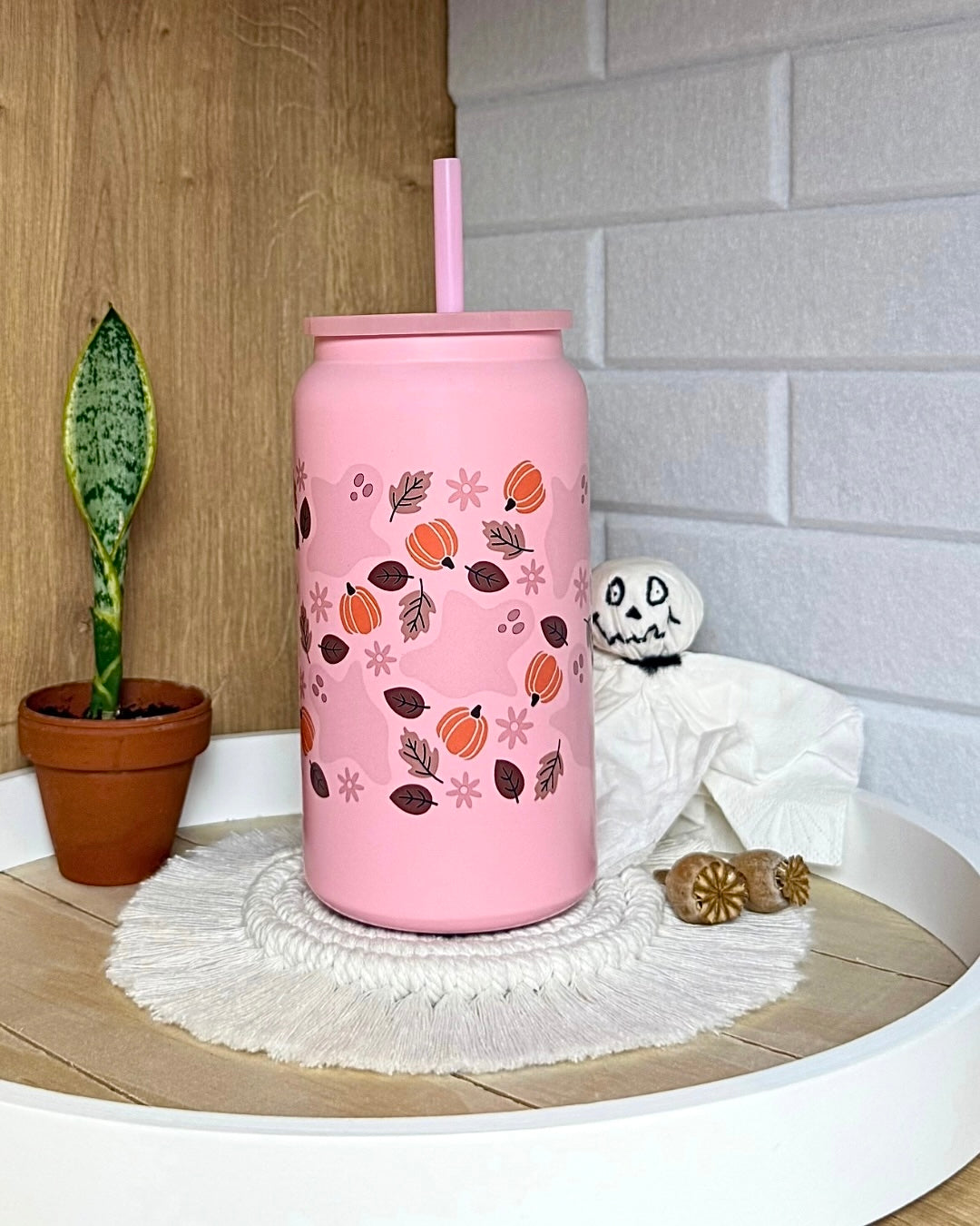 Edelstahl-Trinkbecher "Spuk im Blätterfall" mit Henkel 500ml