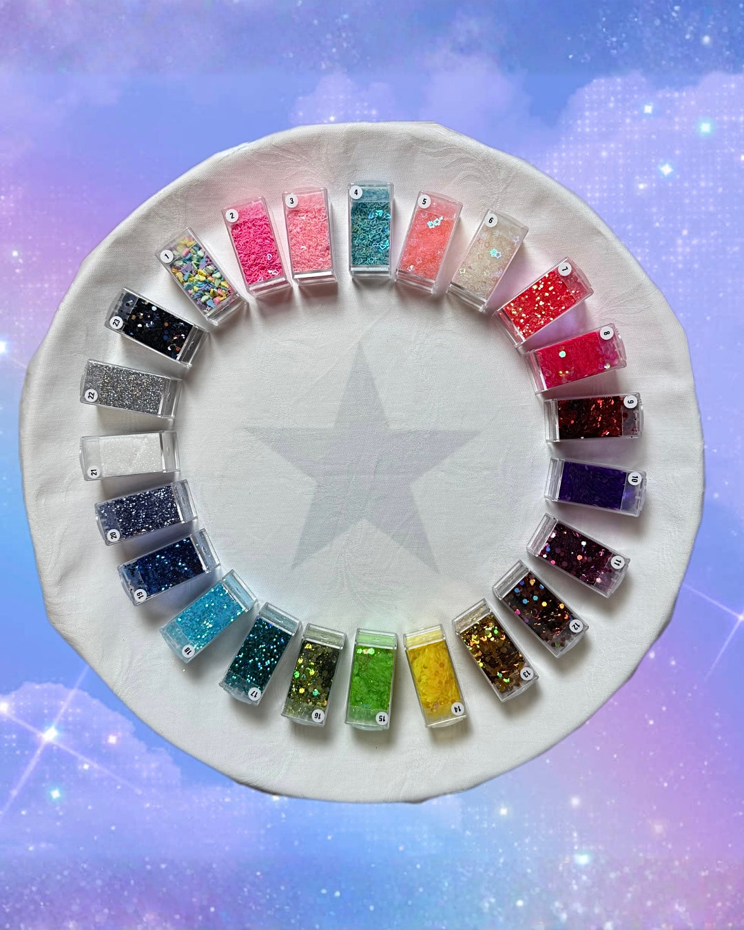 Schneekugel Mini-Glitzertrinkglas 130ml "Herbst-Eichhörnchen"