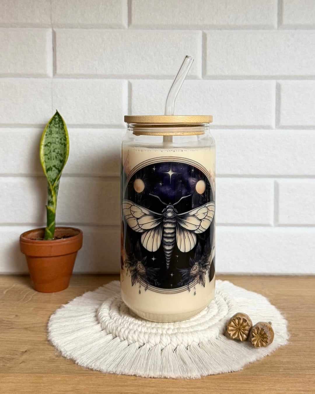 Klares Trinkglas "Motte" 550ml