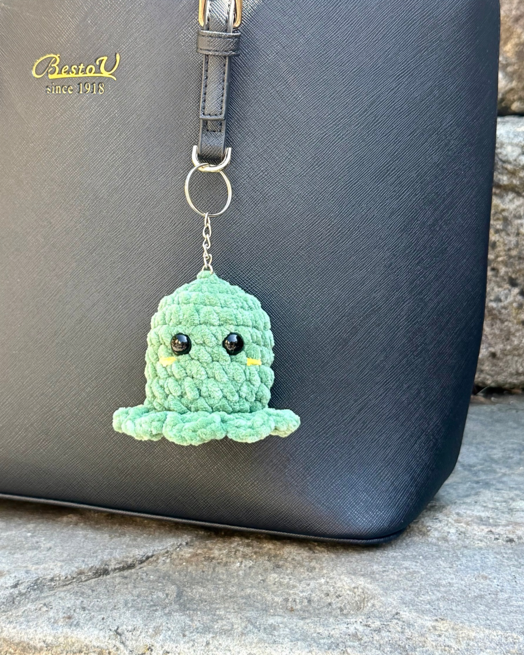 Gehäkelter Schlüsselanhänger: "Oktopus" 🐙
