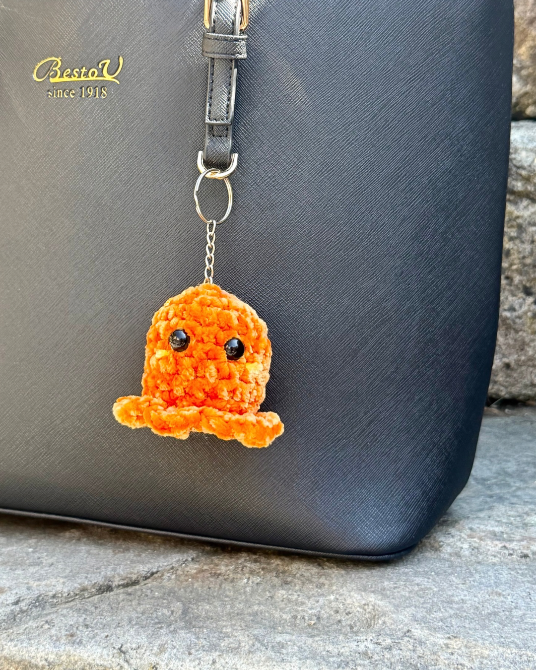 Gehäkelter Schlüsselanhänger: "Oktopus" 🐙