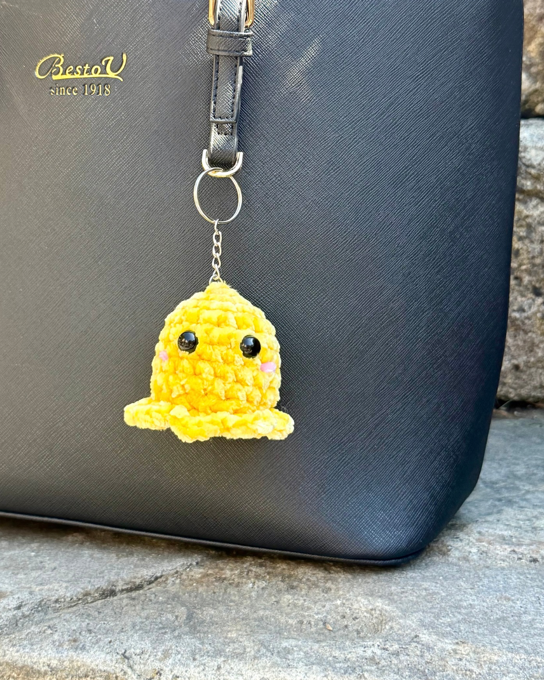 Gehäkelter Schlüsselanhänger: "Oktopus" 🐙
