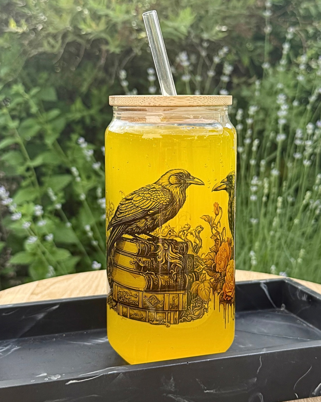 Klares Trinkglas "Raben" 550 ml