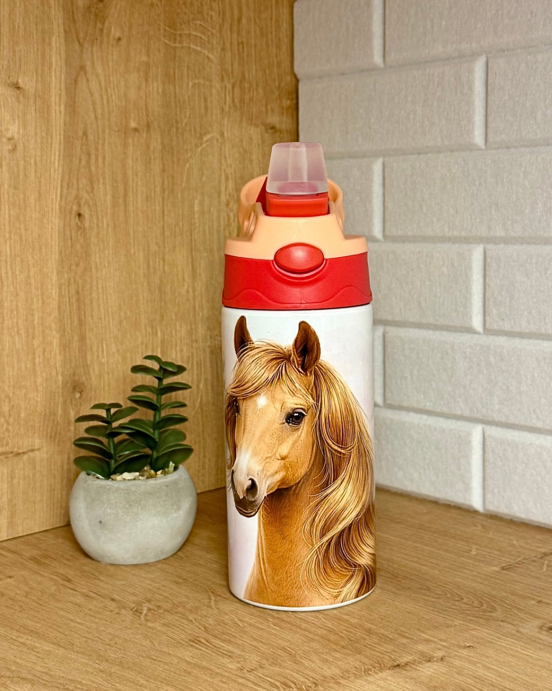 Edelstahl-Kindertrinkflasche "Pferdetraum" 360 ml
